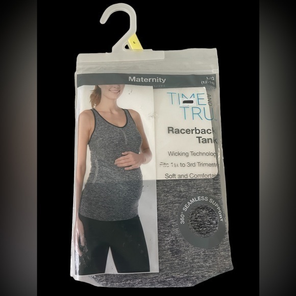 Time and Tru Tops - MATERNITY TANK Size L 12/14 NWT